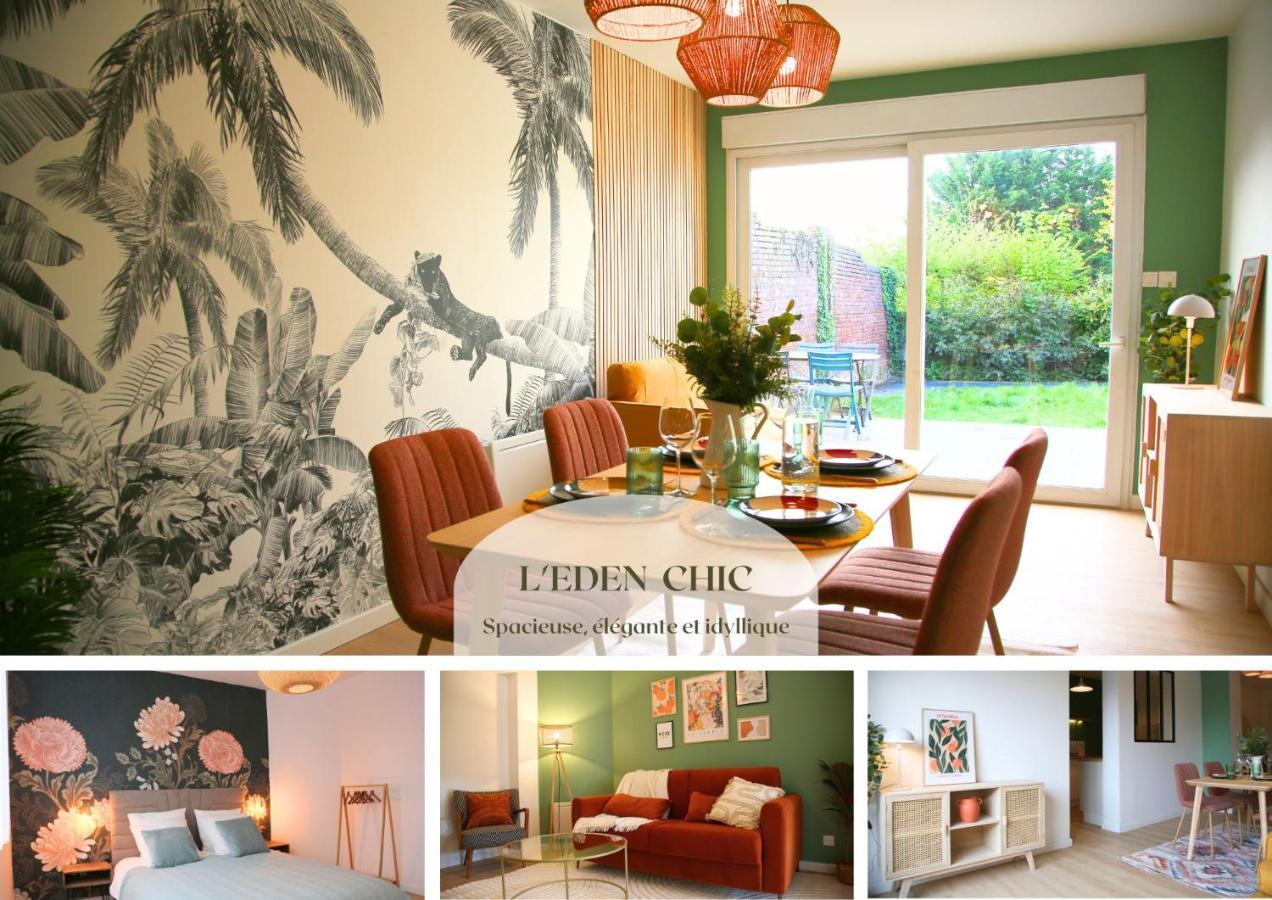 L'Eden Chic - Balneo - Jardin - Parking Gratuit Apartamento Arras Exterior foto
